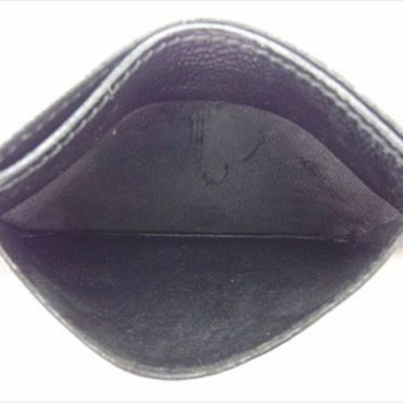 Authentic Saint Laurent Card Case Black Patent leather Woman - Picture 3 of 7